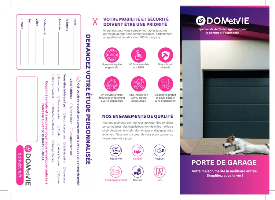 Dépliant produit — Porte de garage