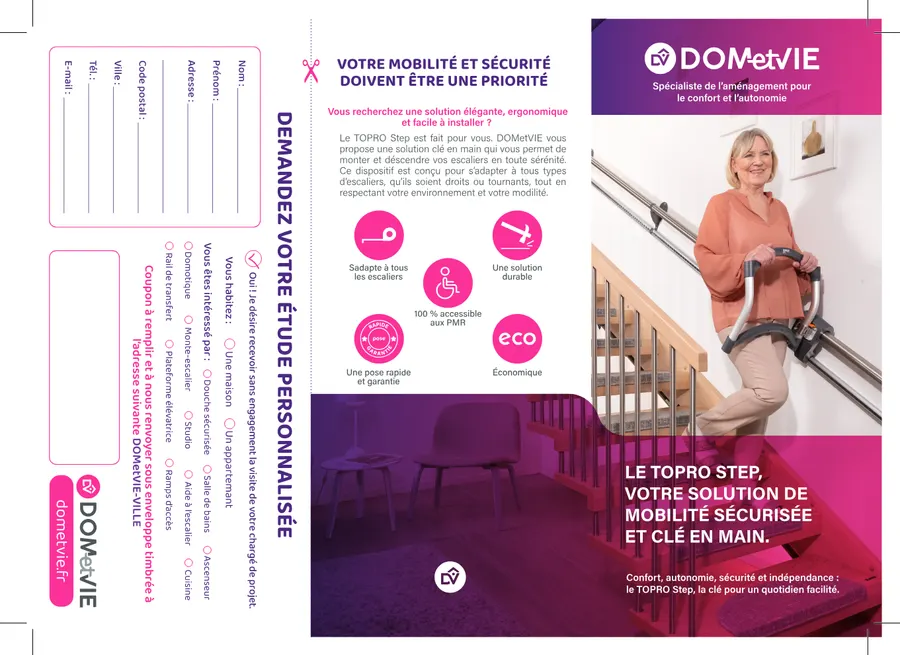 Dépliant produit — Topro Step