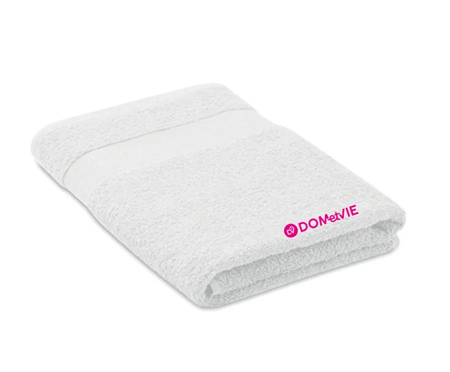 Serviette de bain blanche