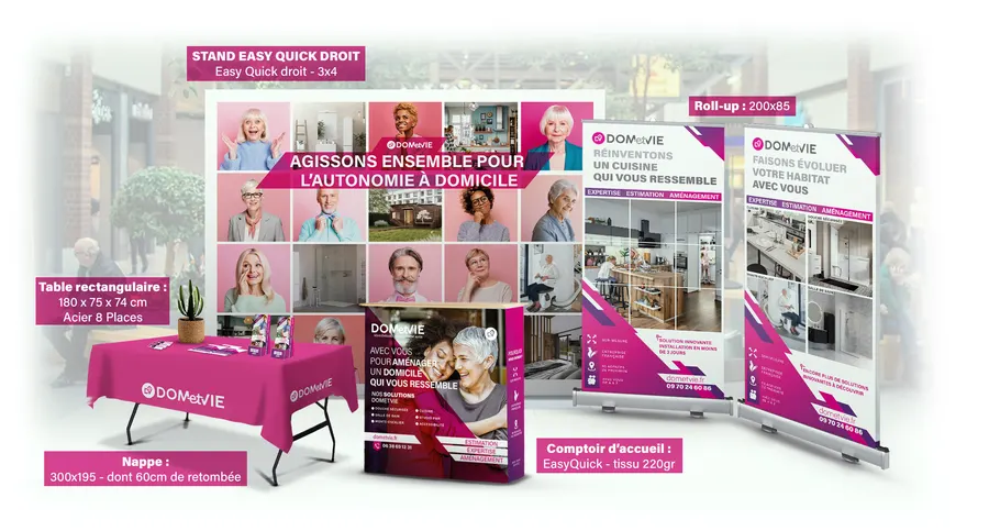 Kit d'exposition — roll-ups autonomie