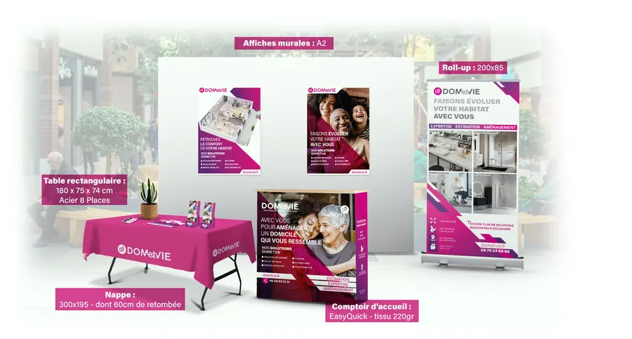 Kit d'exposition — avec affiches murales A2