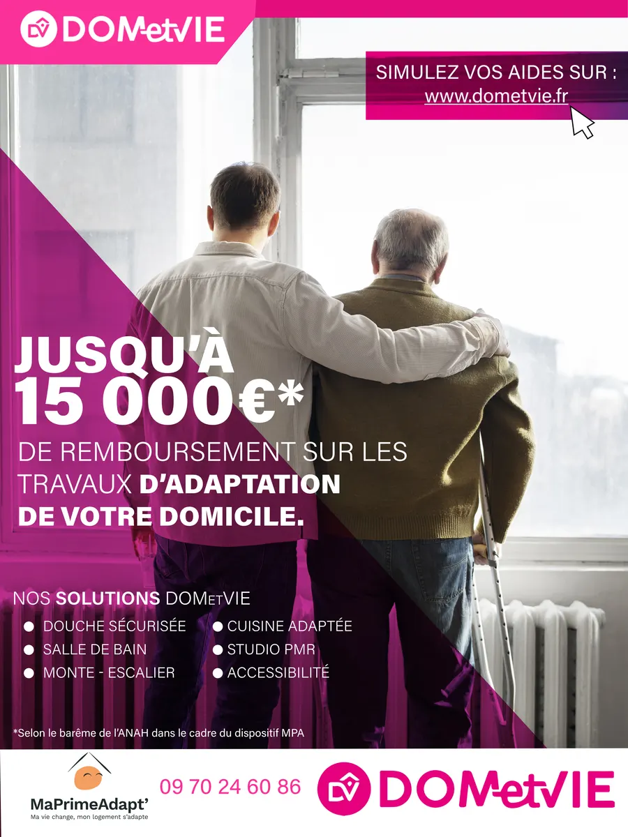 Poster salon — Jusqu’à 15 000 € (MaPrimeAdapt’)