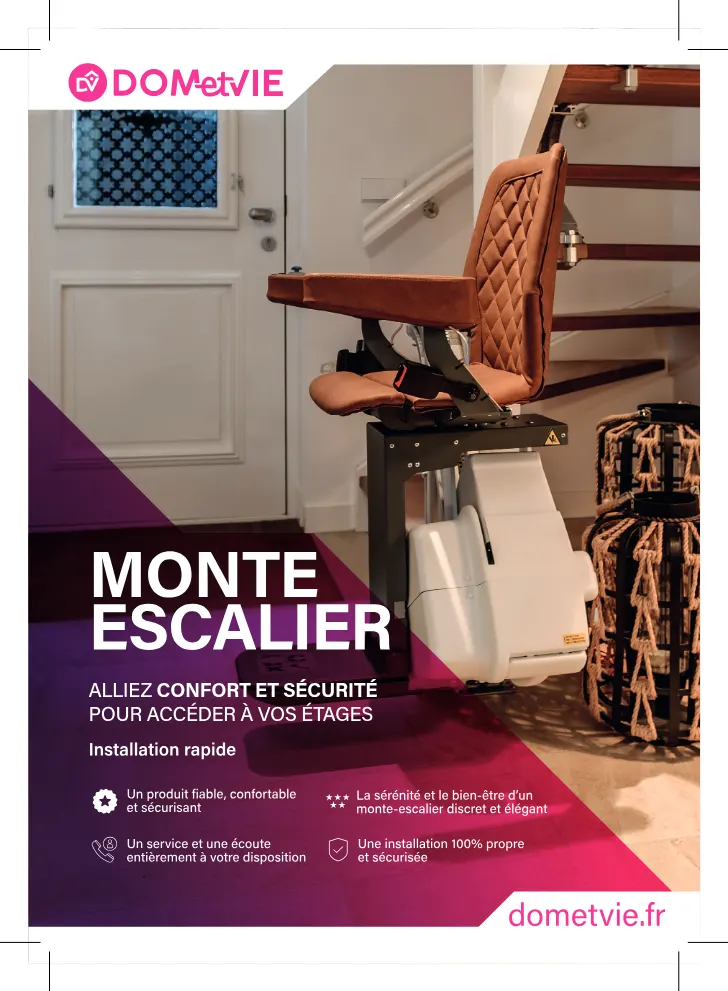 Affiche produit — Monte-escalier