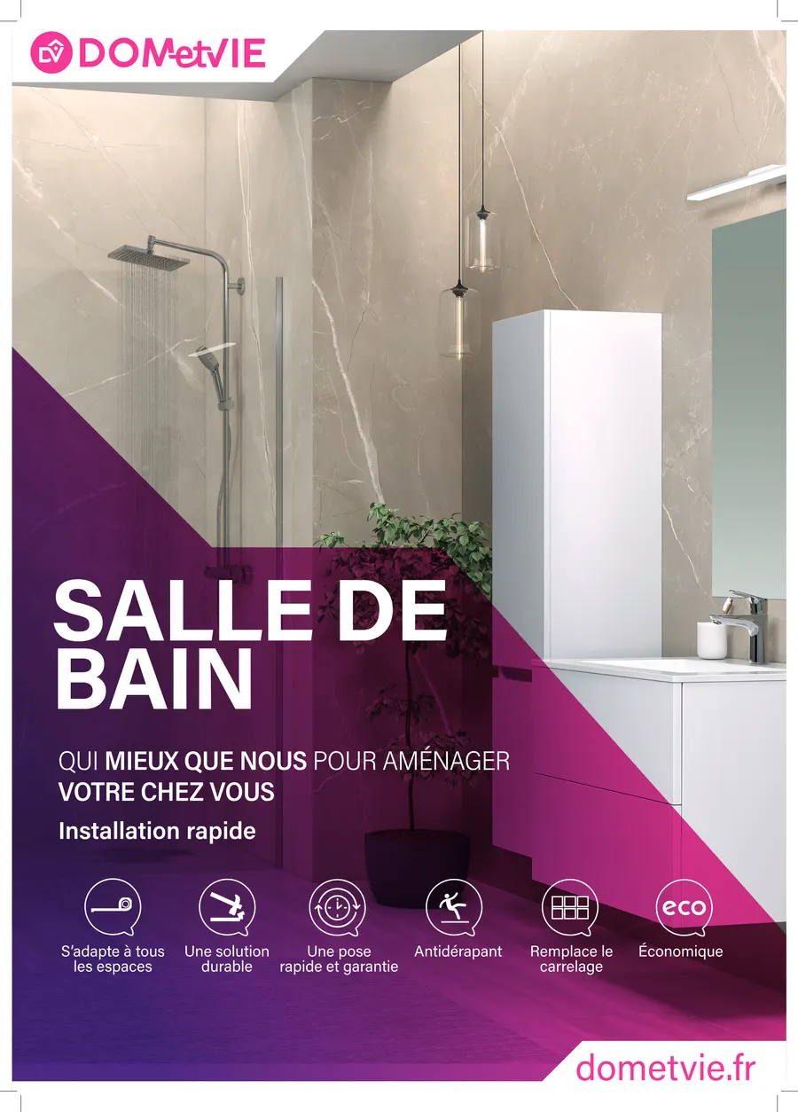 Affiche produit — Salle de bain