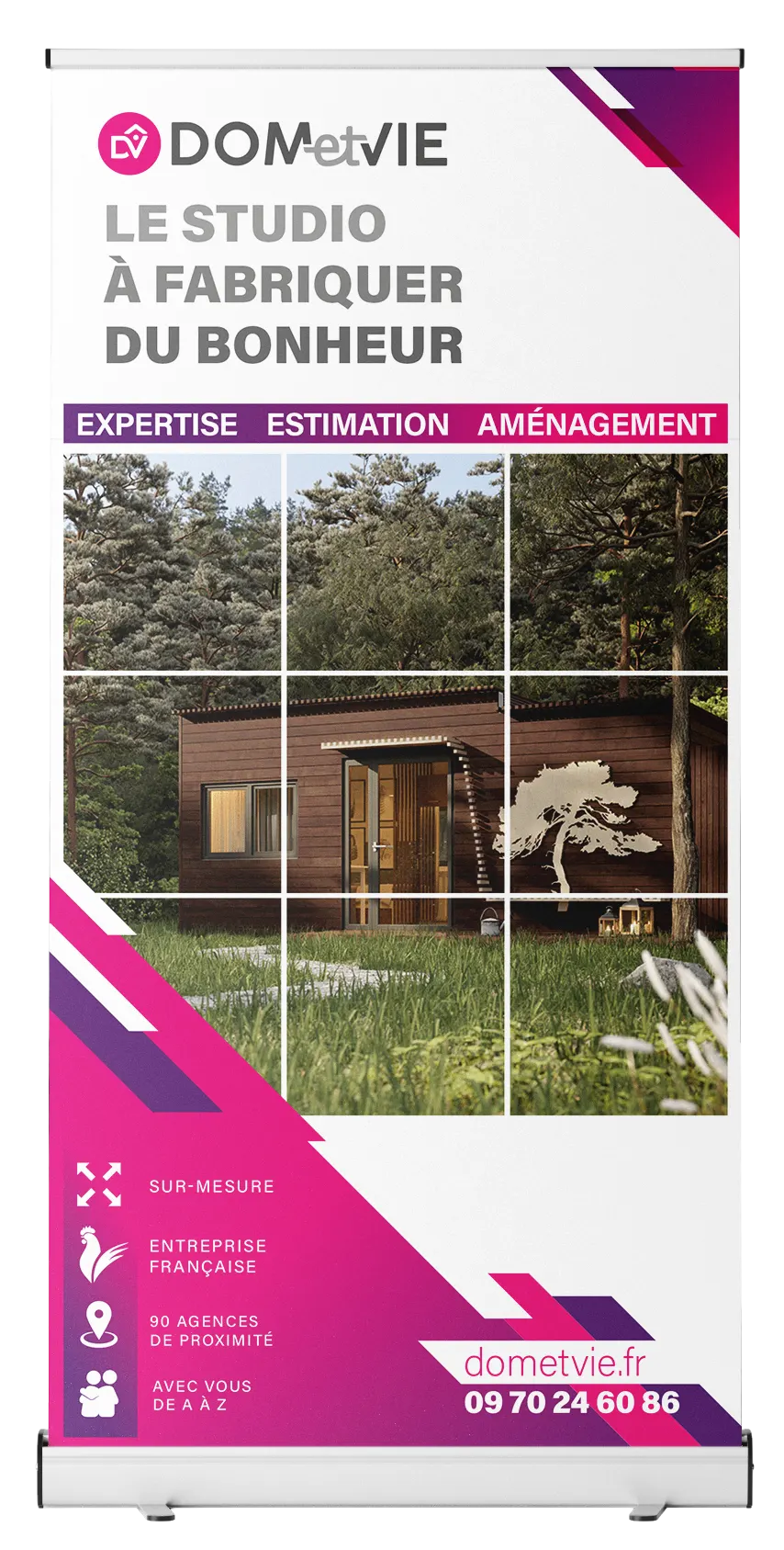 Roll-up — Studio de jardin